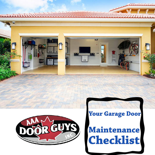 Your Garage Door Maintenance Checklist