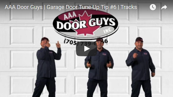 Garage Door Tip #6: Tracks Must Be Securely Fastened and Free of Bends