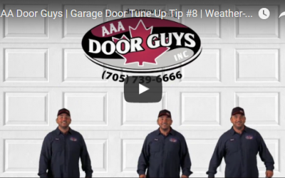 Garage Door Tip #8: Weather-Stripping Must Be Free of Rips and Tears